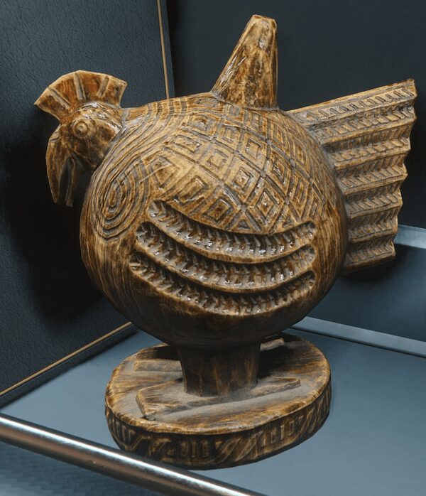 Wooden Rooster Charm (Large)