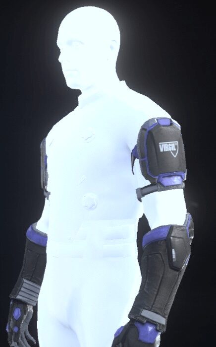TrueDef-Pro Arms Black/White/Violet