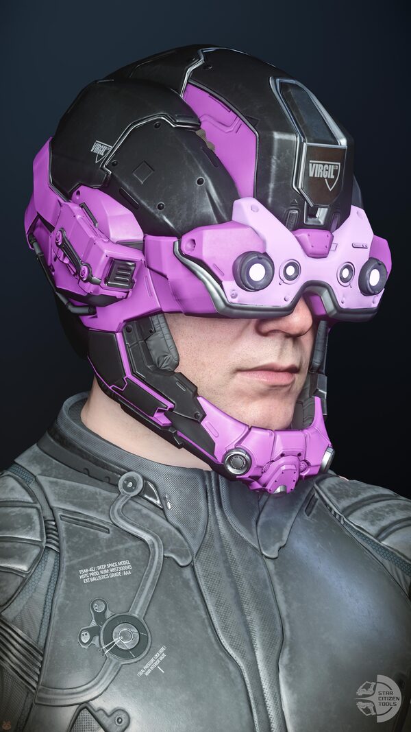 Argus Helmet Black/Pink/Purple