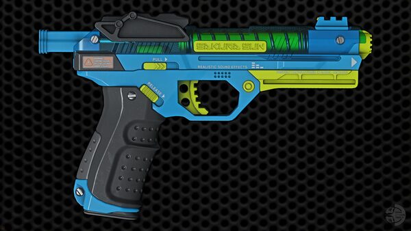 WowBlast Desperado Toy Pistol Blue