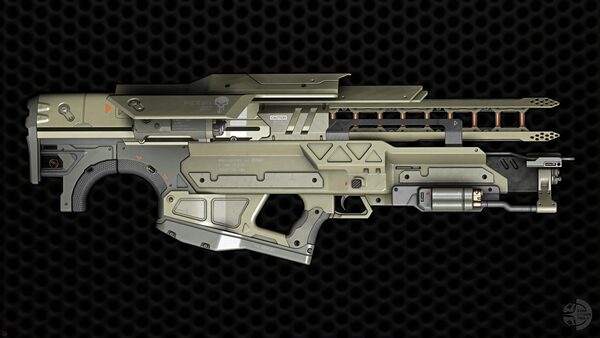 Scourge "Desert Shadow" Railgun