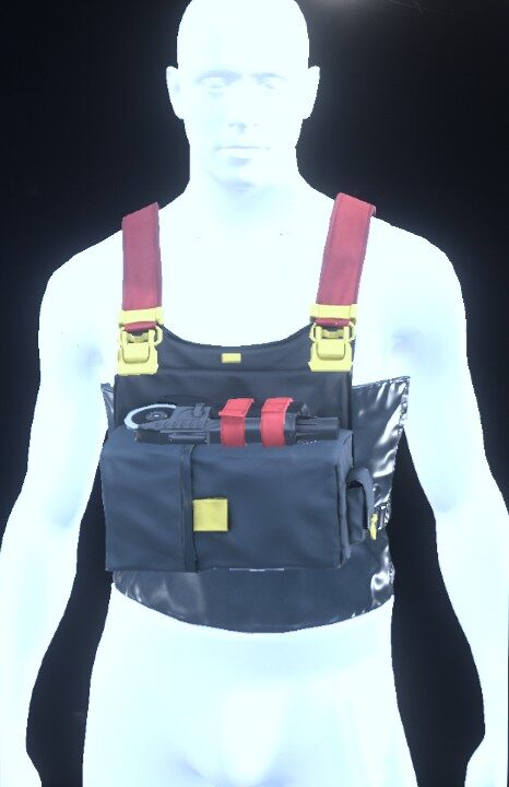 ClipVest Work Harness Red