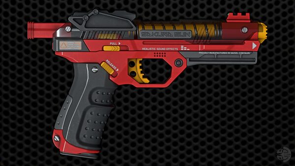 WowBlast Desperado Toy Pistol Red