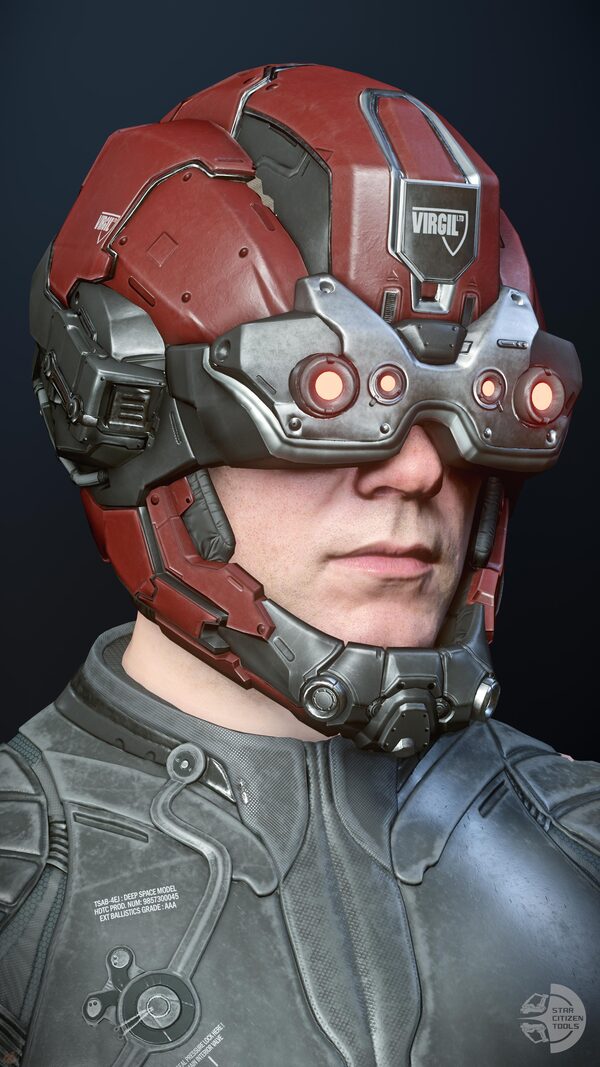 Argus Helmet Black/Grey/Red