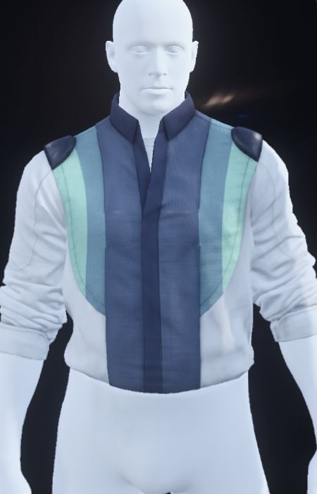 Tolo Jacket Dark Teal Stripe