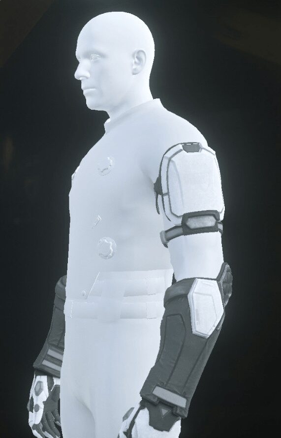 TrueDef-Pro Arms White/Silver/Grey