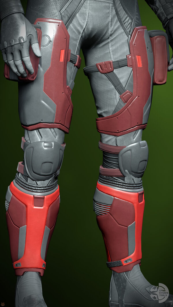 Venture Legs Dark Red