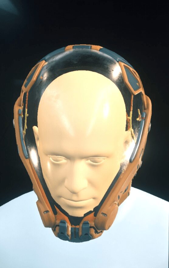 Odyssey II Racing Helmet Orange