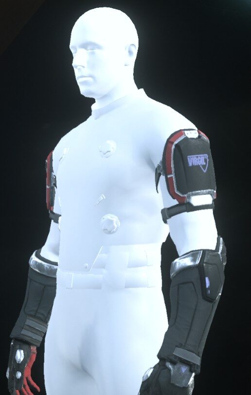TrueDef-Pro Arms Red/Silver