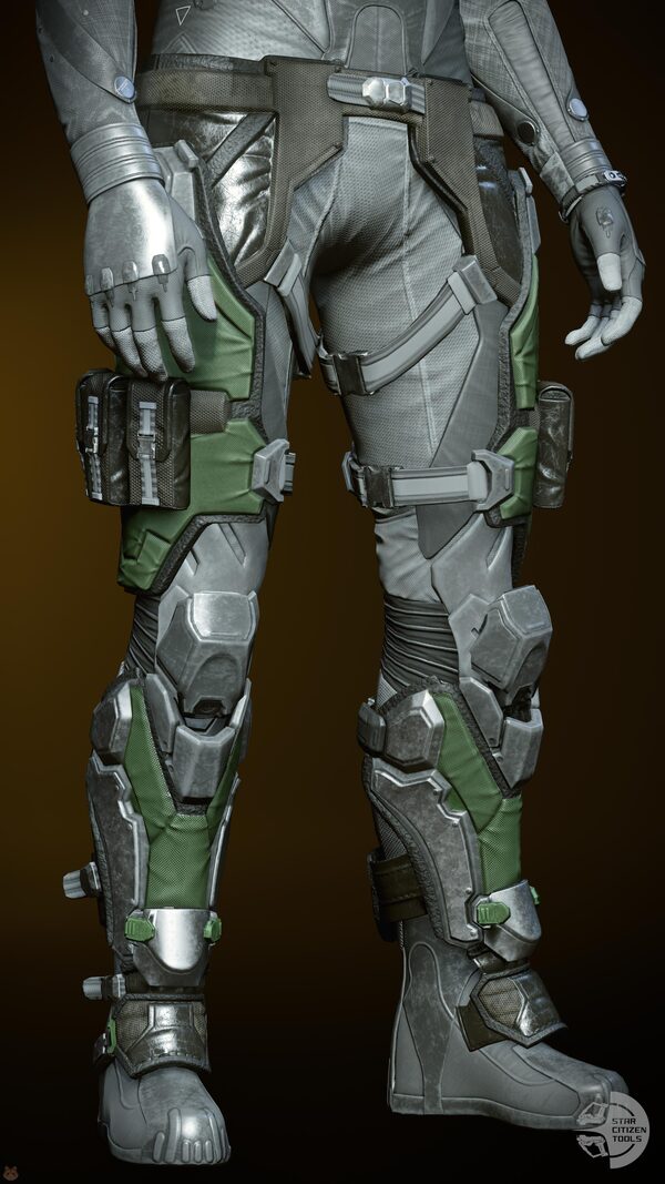TrueDef-Pro Legs Grey/Green