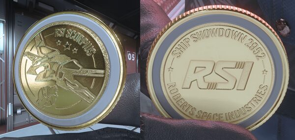 Ship Showdown '52 Scorpius Coin
