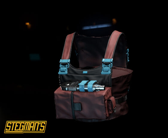 ClipVest Work Harness Dark Red