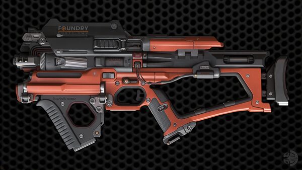Custodian "Foundry's Fire" SMG