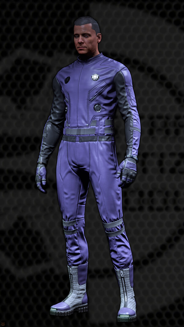 Beacon Undersuit Purple/Black